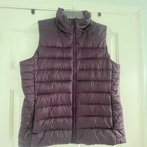 The North Face Purple Quilted Puffer Vest